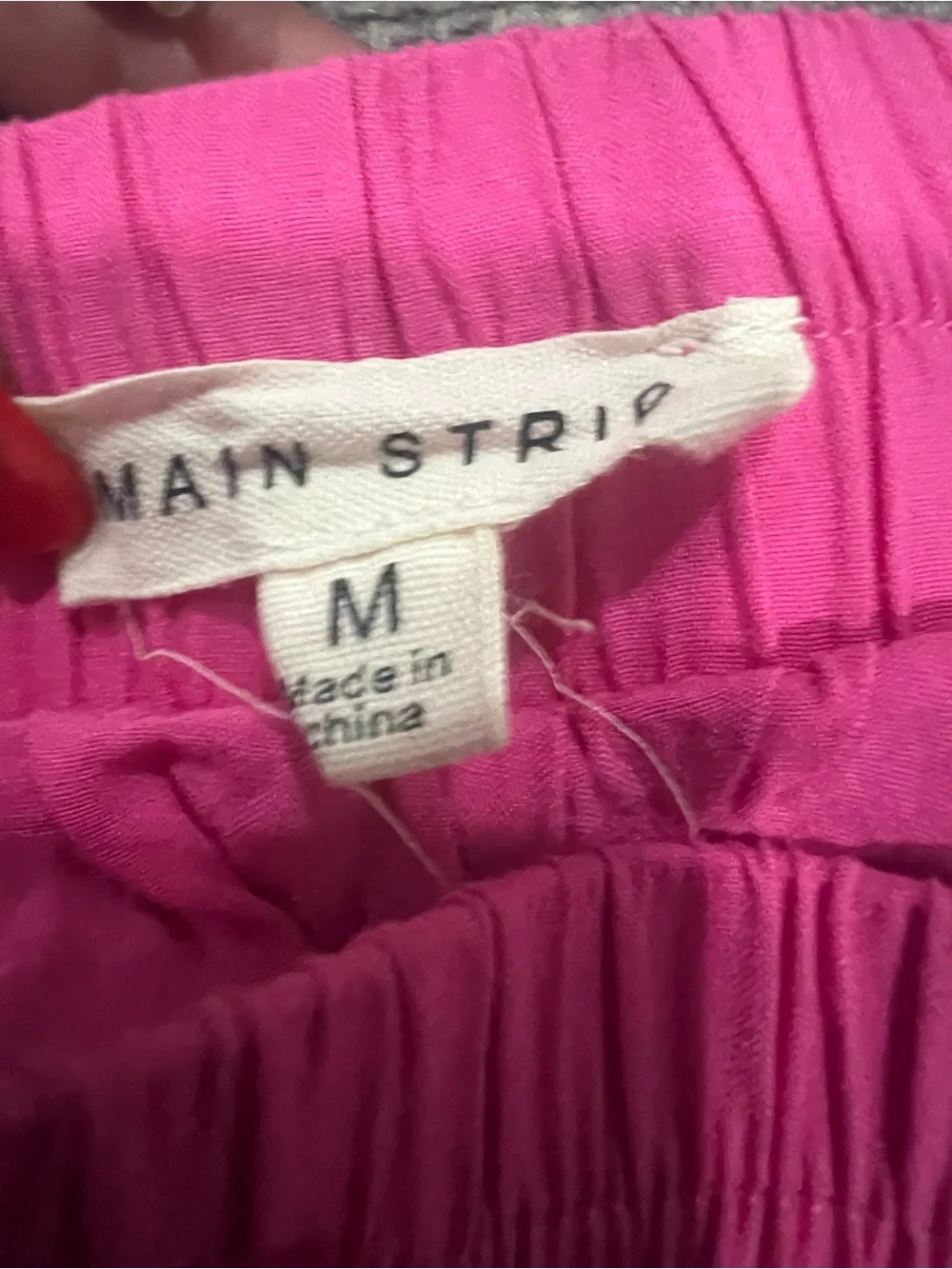 Main Strip Pink and Red Tiered Flared Mini Skirt N28